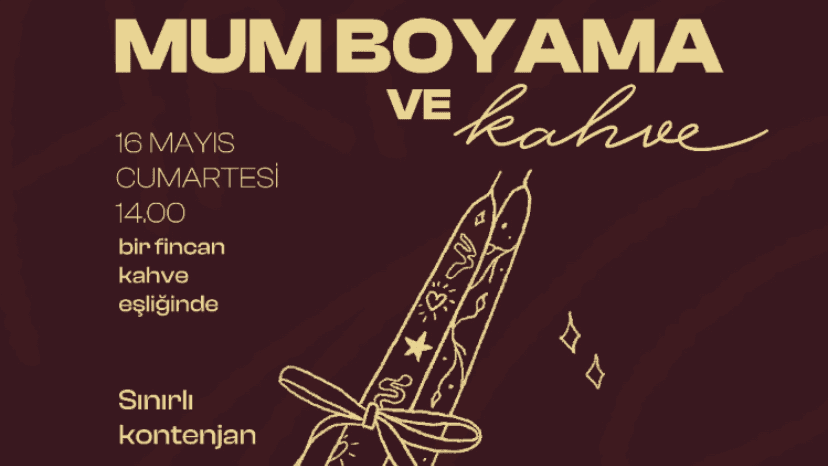 Mum boyama ve kahve