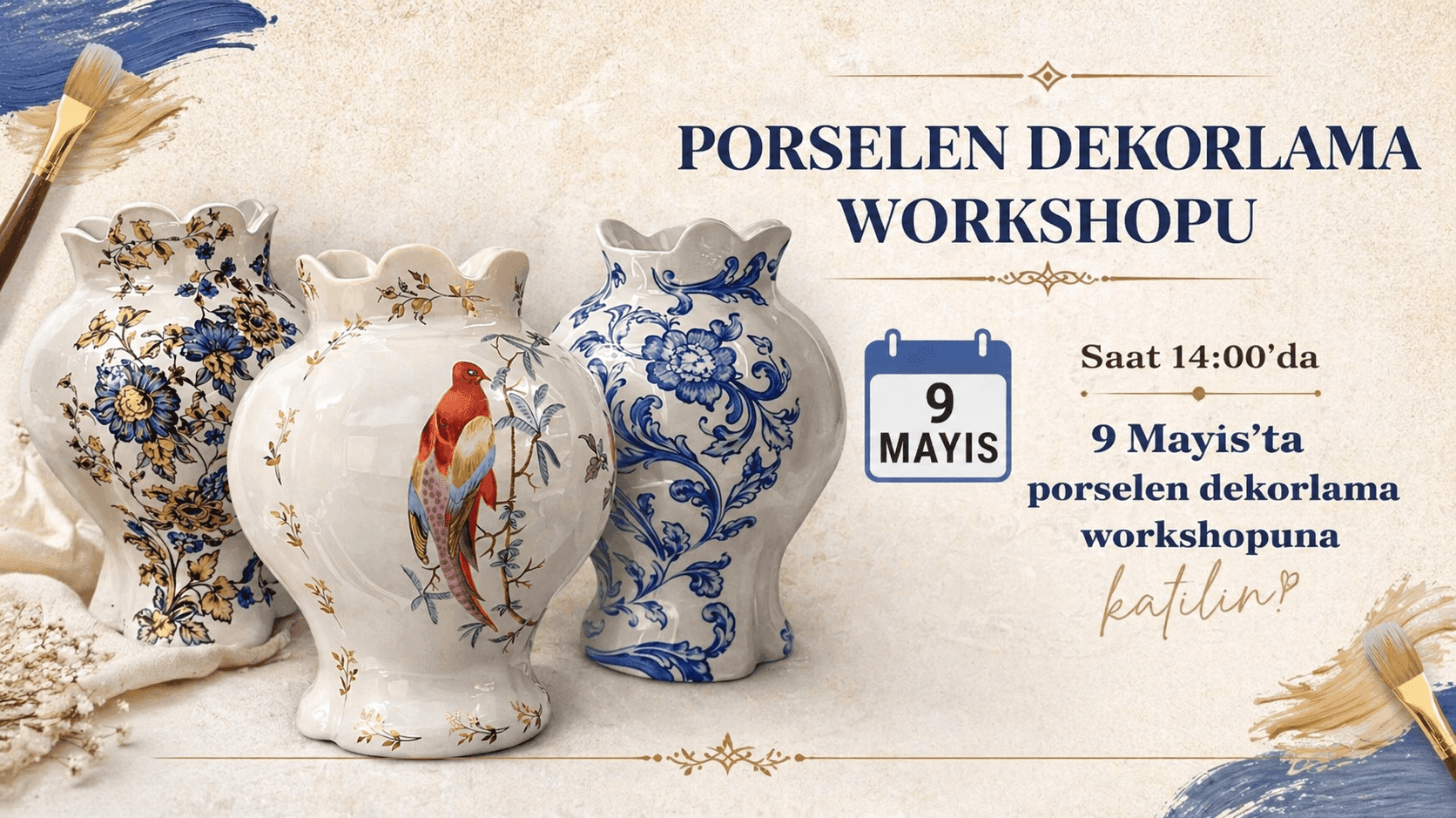Porselen Dekorlama Workshop’u