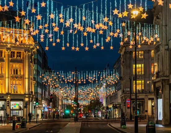 Christmas in London, Oxford Street decorations
